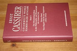 Bild des Verkufers fr Das Erkenntnisproblem in der Philosophie und Wissenschaft der neueren Zeit, Vierter Band: Von Hegels Tod bis zur Gegenwart (1832-1932). Text und Anmerkungen bearbeitet von Tobias Berben und Dagmar Vogel. (= Gesammelte Werke, Hamburger Ausgabe, herausgegeben von Birgit Recki, Band 5). zum Verkauf von Antiquariat An der Vikarie