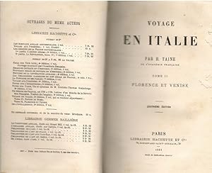 Image du vendeur pour Voyage En Italie: Florence Et Venise mis en vente par Libreria sottomarina - Studio Bibliografico