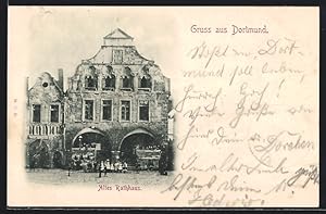 Bild des Verkufers fr Ansichtskarte Dortmund, Altes Rathhaus zum Verkauf von Bartko-Reher