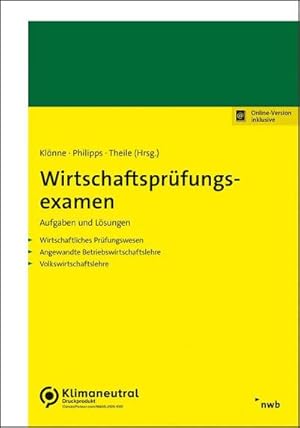 Seller image for Wirtschaftsprfungsexamen. Aufgaben und Lsungen for sale by Rheinberg-Buch Andreas Meier eK