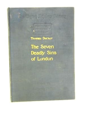 Bild des Verkufers fr The Seven Deadly Sins of London zum Verkauf von World of Rare Books