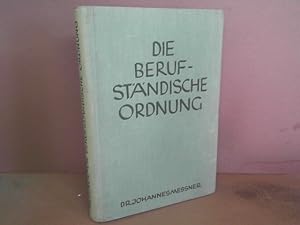 Die berufständische Ordnung.