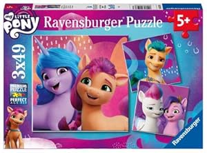 Immagine del venditore per Ravensburger Kinderpuzzle - My little Pony Movie - 3x49 Teile. Puzzle fr Kinder ab 5 Jahren venduto da AHA-BUCH GmbH