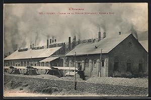 Ansichtskarte Viviez, Usines de la Vieille Montagne, Fours a Zinc