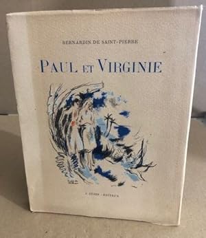 Paul et virginie la chaumière indienne / seize lithographies originales et deux dessins monochrom...