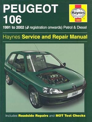 Bild des Verkufers fr Peugeot 106 Service and Repair Manual: 1882 (Haynes Service and Repair Manuals) zum Verkauf von WeBuyBooks