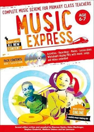 Seller image for Music Express: Age 6-7 (Book + 3CDs + DVD-ROM): Complete music scheme for primary class teachers for sale by WeBuyBooks