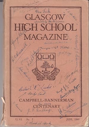 Glasgow High School Magazine - 12 Issues 1942-1948