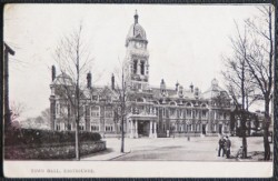 Eastbourne Town Hall 1904 Postcard