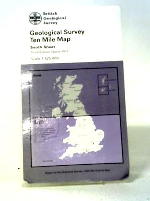 Bild des Verkufers fr Geological Survey Ten Mile Map South Sheet zum Verkauf von World of Rare Books