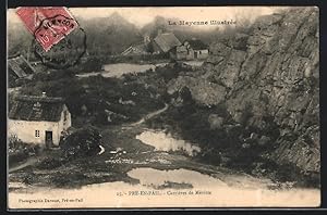 Carte postale Pré-en-Pail, Carrières de Mévitte