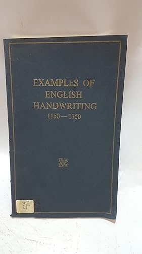 Image du vendeur pour Examples of English Handwriting, 1150-1750 mis en vente par Cambridge Rare Books
