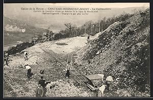 Carte postale Chateau-Regnault-Bogny, La Caillaudiére, Carrière de Quarzit