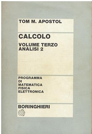 Bild des Verkufers fr Calcolo. Analisi 2 (Vol. 3) zum Verkauf von Libreria sottomarina - Studio Bibliografico