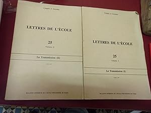 Lettres de l'école Freudienne N° 25 La transmission.