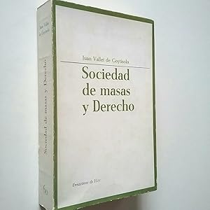 Imagen del vendedor de Sociedad de masas y Derecho a la venta por MAUTALOS LIBRERA