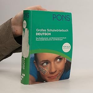 Bild des Verkufers fr PONS groes Schulwo?rterbuch Deutsch zum Verkauf von Bookbot