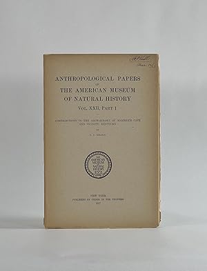 CONTRIBUTIONS TO THE ARCHAEOLOGY OF MAMMOTH CAVE AND VICINITY, KENTUCKY (Anthropological Papers o...