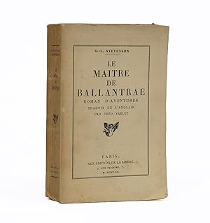 Seller image for Le Matre de la Ballantrae. Traduit de l'anglais par Tho Varlet. for sale by Librairie La Jument Verte