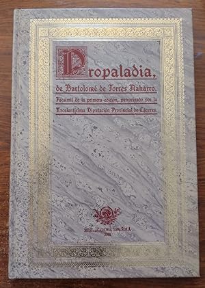 Bild des Verkufers fr Propaladia (facsmil) zum Verkauf von Librera Ofisierra