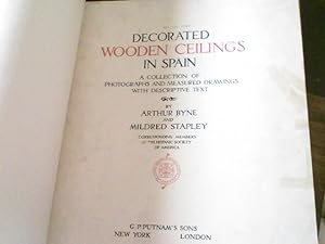 Seller image for Decorated Wooden Ceilings in Spain - A Collection of Photographs and Measured Drawings With Descriptive Text for sale by Sawgrass Books & Music
