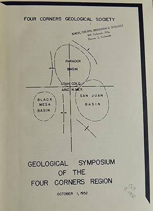 Seller image for Geological Symposium of the Four Corners Region 1952 for sale by Basket Case Books