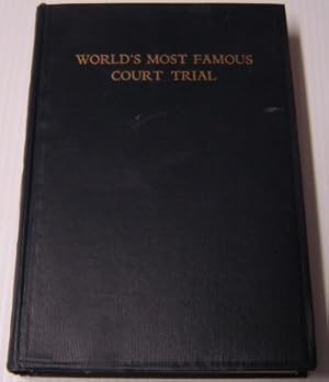 Seller image for The World's Most Famous Court Trial: Tennessee Evolution Case, Third Edition for sale by Books of Paradise