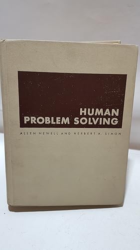 Bild des Verkufers fr Human Problem Solving zum Verkauf von Cambridge Rare Books
