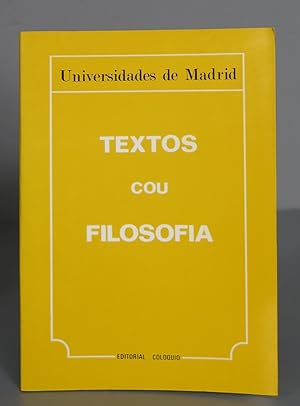 Imagen del vendedor de textos COU filosofa UNIVERSIDADES DE MADRID. a la venta por EL DESVAN ANTIGEDADES