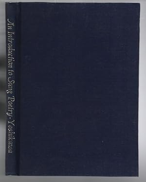 Seller image for An Introduction to Sung Poetry. Translated by Burton Watson for sale by Turn-The-Page Books