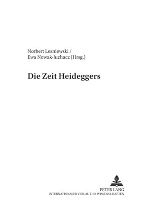 Imagen del vendedor de Die Zeit Heideggers a la venta por AHA-BUCH GmbH