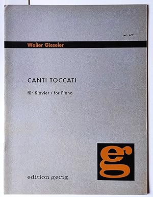 Immagine del venditore per Canti Toccati fr Klavier / for piano. Gerig 1970. HG 807. venduto da Versandantiquariat Kerstin Daras