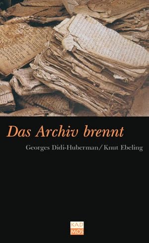 Das Archiv brennt Knut Ebeling, Georges Didi-Huberman