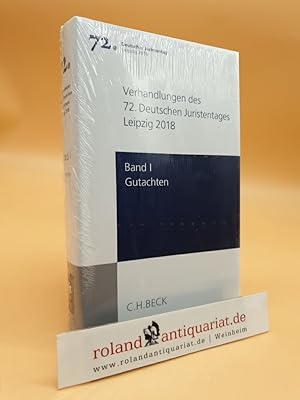 Imagen del vendedor de Band 1. Gutachten; [Buch] a la venta por Roland Antiquariat UG haftungsbeschrnkt