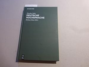 Seller image for Deutsche Hochsprache : Bhnenaussprache. 18. durchgesehene Auflage. for sale by Krull GmbH
