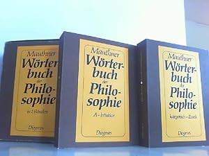 Bild des Verkufers fr Wrterbuch der Philosophie. Neue Beitrge zu einer Kritik der Sprache. Hier Band 1 und 2 in 2 Bchern komplett! zum Verkauf von Antiquariat Ehbrecht - Preis inkl. MwSt.