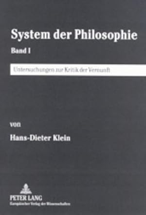 Imagen del vendedor de System der Philosophie a la venta por BuchWeltWeit Ludwig Meier e.K.