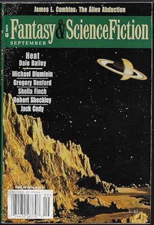 Imagen del vendedor de The Magazine of FANTASY AND SCIENCE FICTION (F&SF): September, Sept. 2000 a la venta por Books from the Crypt