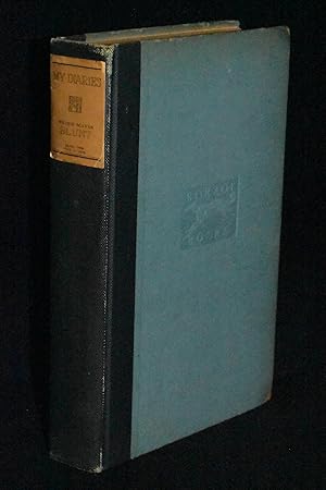 Seller image for My Diaries: Being a Personal Narrative of Events 1888-1914: Part Two (1900-1914) for sale by Books by White/Walnut Valley Books