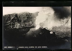 Ansichtskarte Vesuvio, Il piccolo cono eruttivo nel gran cratere