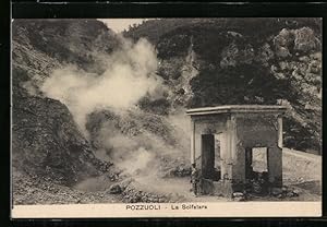 Ansichtskarte Pozzuoli, La Solfatara, Geysir