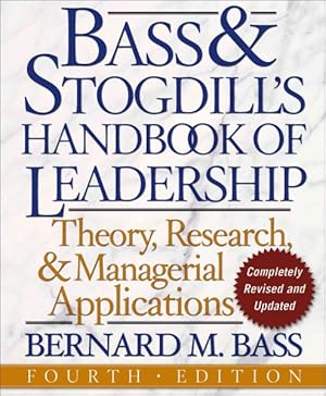 Imagen del vendedor de Bass Handbook of Leadership : Theory, Research, and Managerial Applications a la venta por GreatBookPrices
