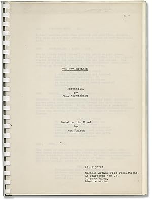 Bild des Verkufers fr I'm Not Stiller (Original screenplay for an unproduced film) zum Verkauf von Royal Books, Inc., ABAA