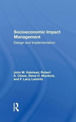 Seller image for Halstead, J: Socioeconomic Impact Management for sale by moluna