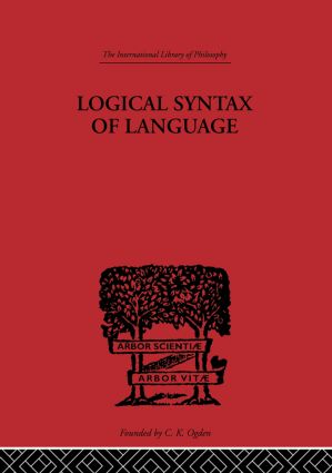 Imagen del vendedor de Logical Syntax of Language a la venta por moluna