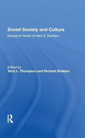 Imagen del vendedor de Thompson, T: Soviet Society And Culture a la venta por moluna