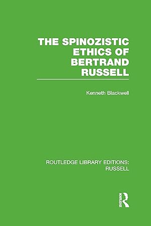 Bild des Verkufers fr The Spinozistic Ethics of Bertrand Russell zum Verkauf von moluna