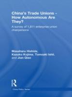 Seller image for Hishida, M: China\ s Trade Unions - How Autonomous Are They? for sale by moluna