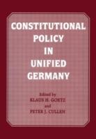 Seller image for Constitutional Policy in Unified Germany for sale by moluna