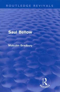 Seller image for Bradbury, M: Saul Bellow for sale by moluna